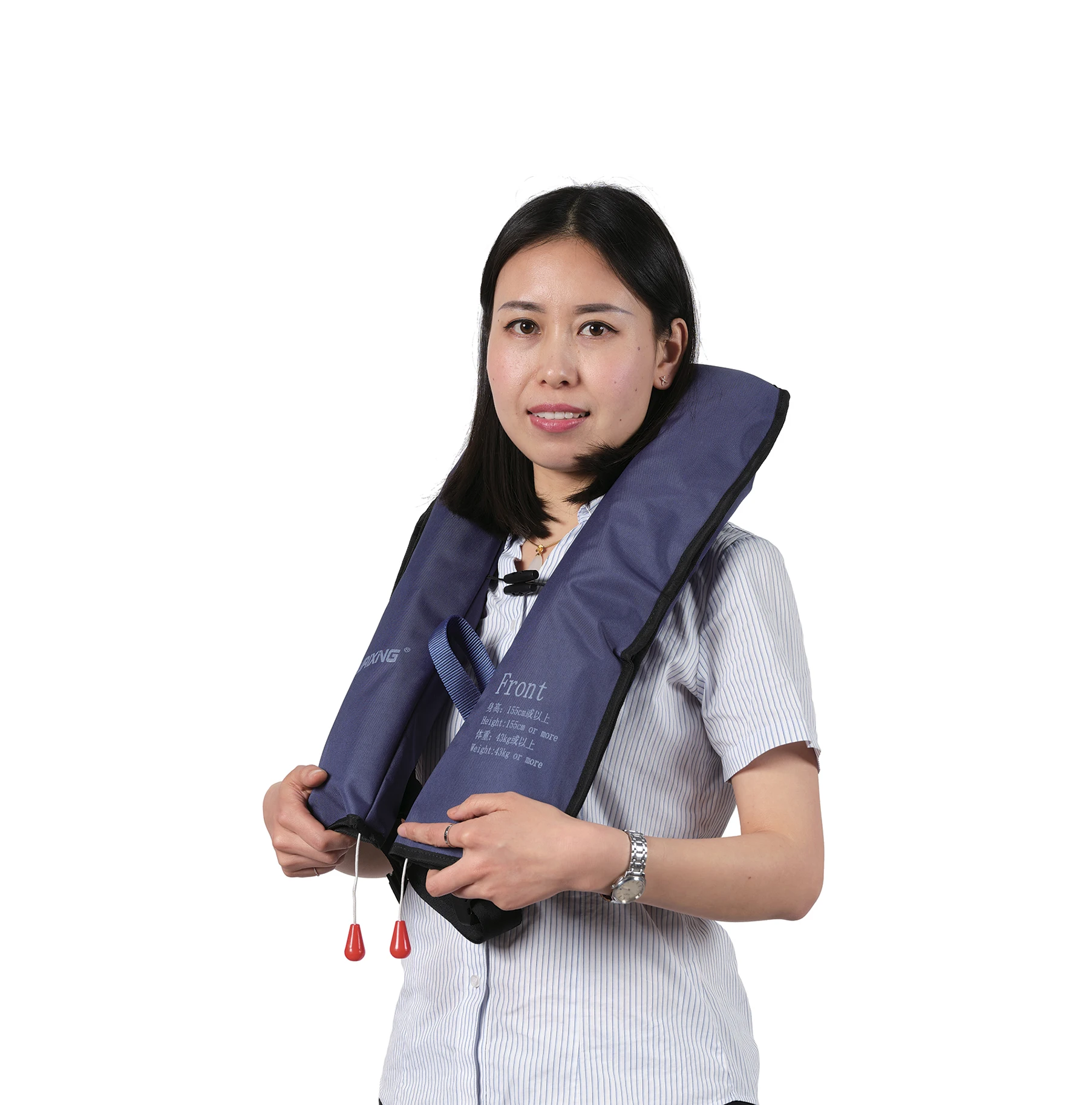 Factory Good Quality 150N above Inflation Time 5S Fit for Height more than 155cm 43kg TPU CCS EC HXY-A7 Two Airbag Life Vest