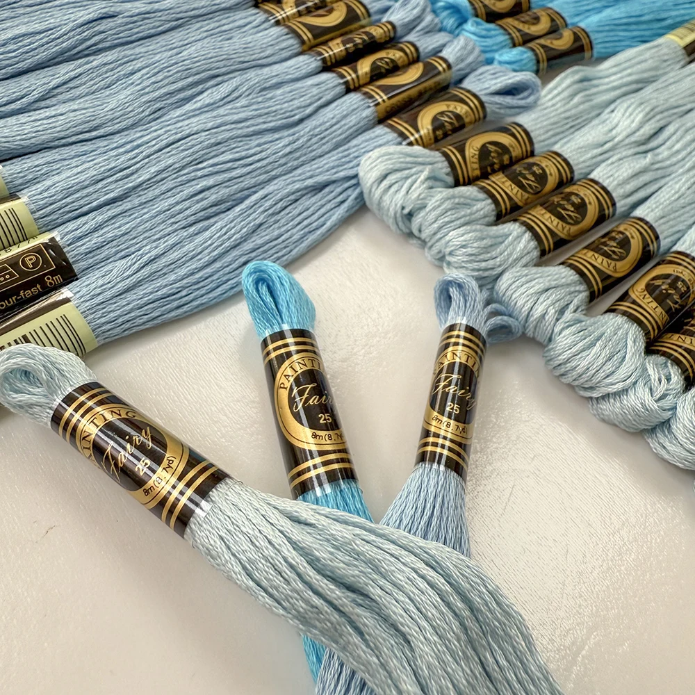 Прямая поставка с фабрики 124 набор вышитых ниток для вышивки крестом