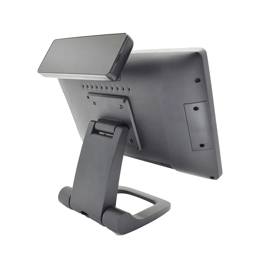 Aluminum alloy metal shell desktop cash register 15.6 inch touch screen pos machine