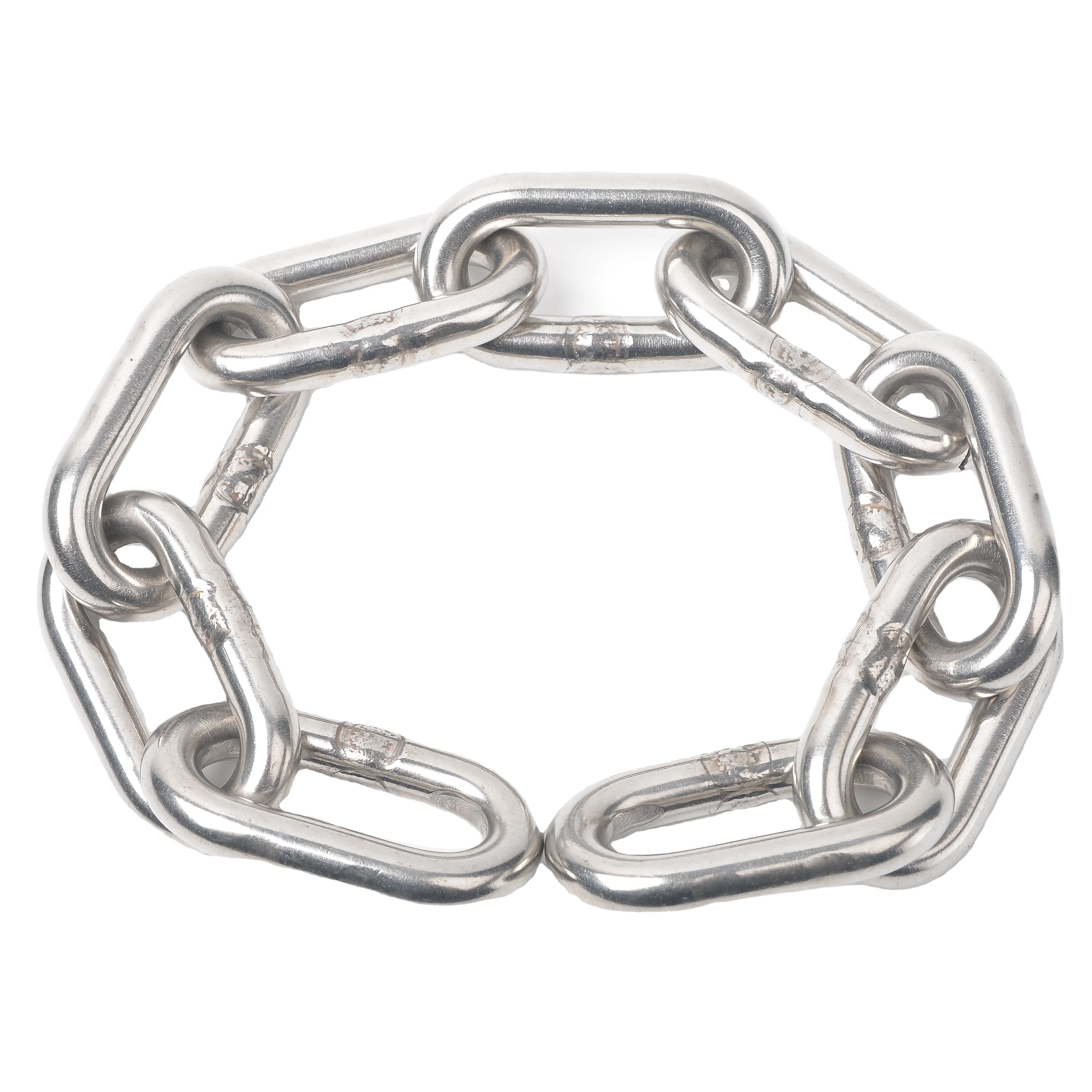 Manufacture Made in China 6mm Din5685 A/c 304/316 Stainless Steel Long Link Chain