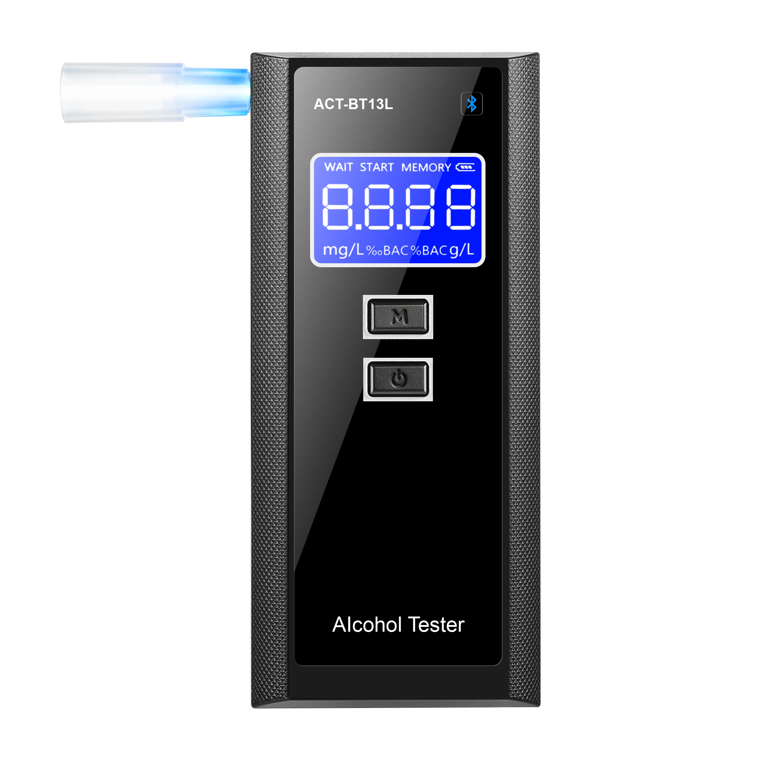 Factory good sale breathalyzer bluetooth function alcohol tester BT data transmission alcohol detector