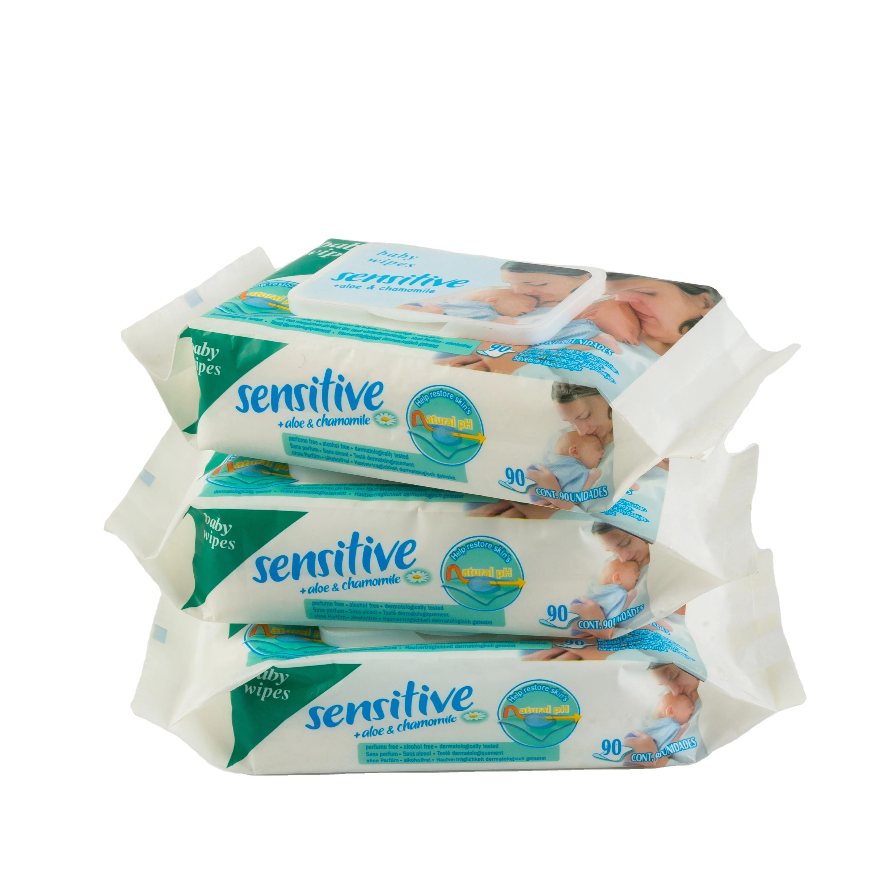 Disposable Organic Baby Wet Wipes Tissue Non Woven Private Label Baby Wet Wipe