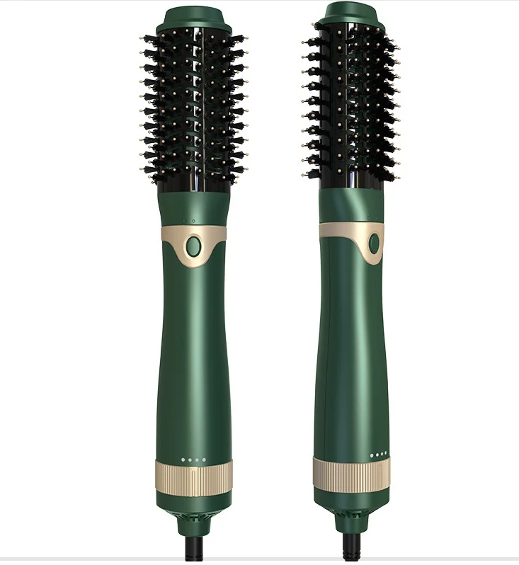Горячая Распродажа, профессиональная щетка для сушки волос 1000 Вт 5 в 1, домашняя Расческа с горячим воздухом, регулировка температуры, перезаряжаемый выпрямитель для волос