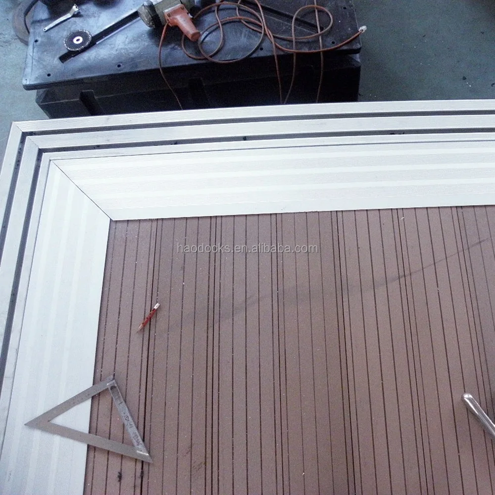 
Aluminium habour fish boat floating pontoon dock drijf steiger 