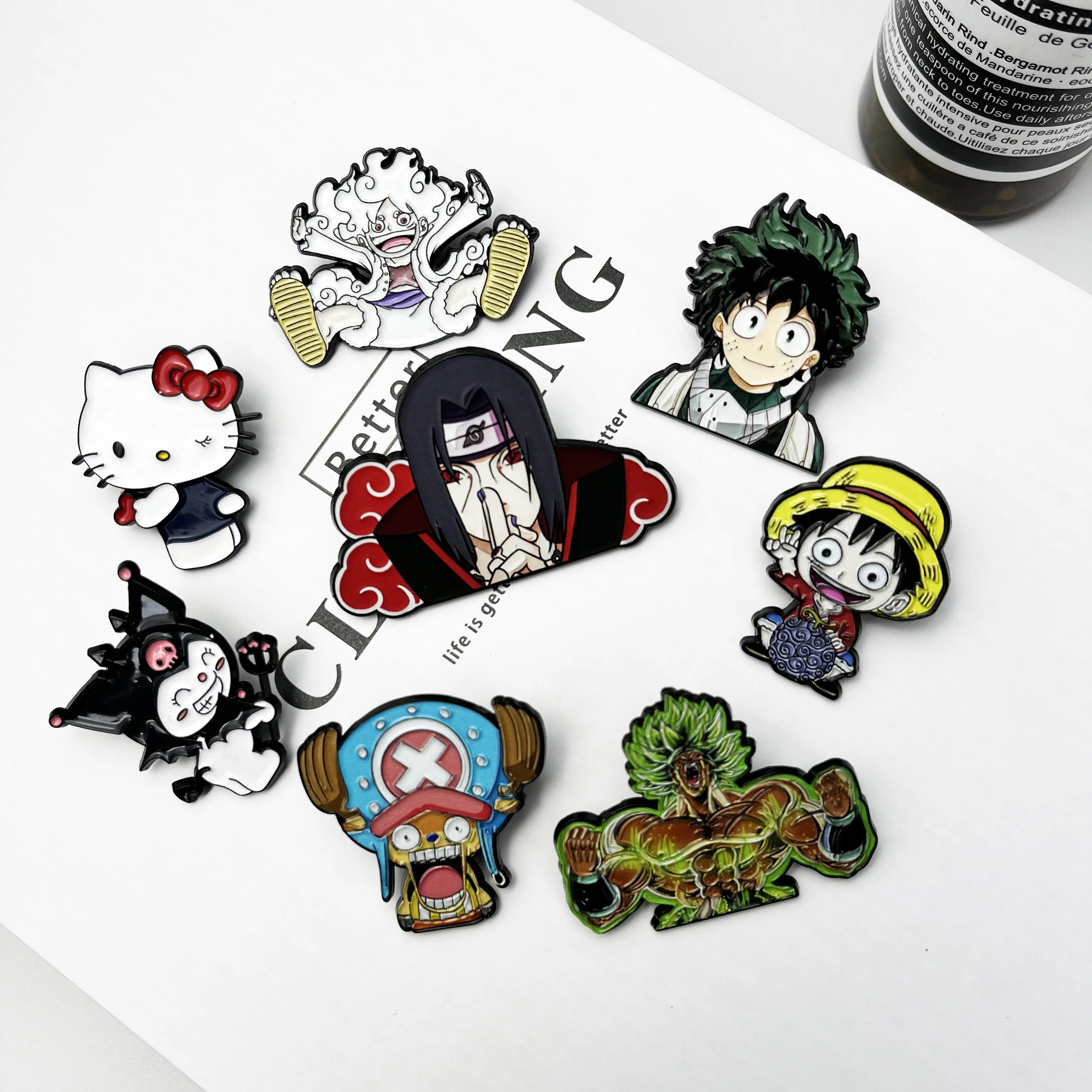 Anime Pirate Ship soft hard Enamel Pins Brooches Fans Fashion Lapel Pin Backpack Bags Badges Friends pin ONE PIECE