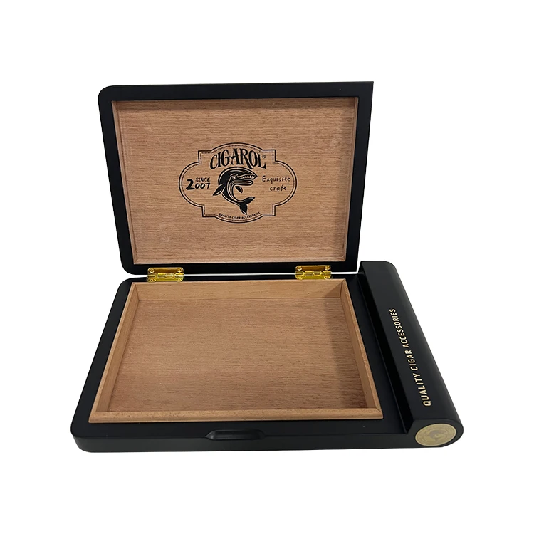 New custom cigar humidor case humidor box for 10 cigars cigar humidor travel