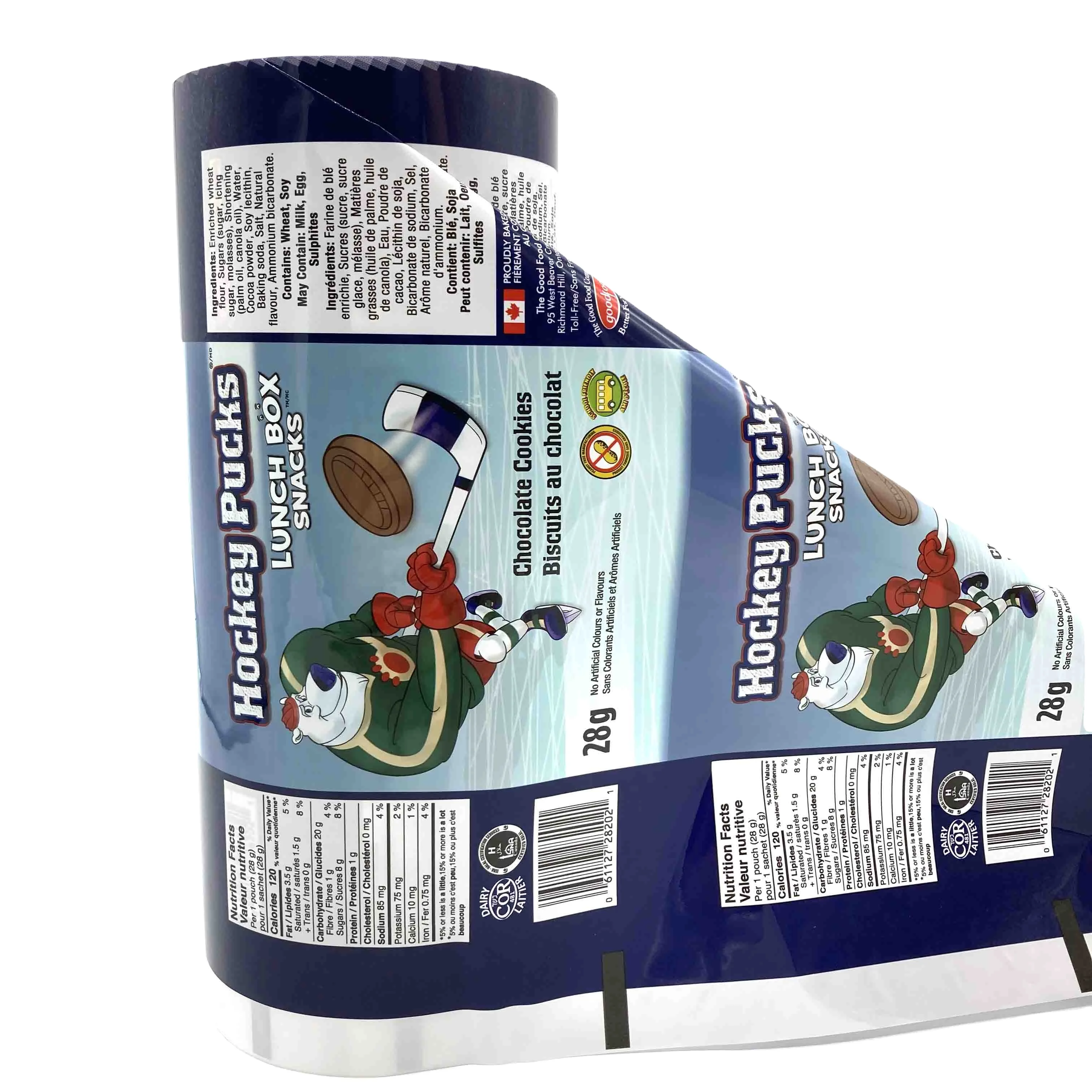 2022 hot Moisture Oxygen Barrier Packaging Film Roll Rollstock Film For Snacks Crisps Chips Packaging