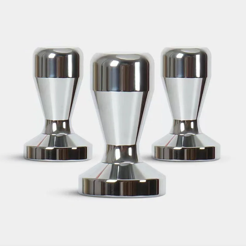 Coffee beans tamper coffee hammer smooth silver for coffee making for milk tea shop