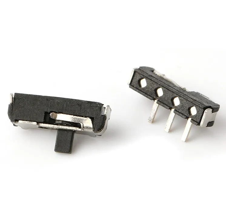 Right Angle 1P2T 2.0MM Height MSK12D18G-2H Micro Slidie Switch 3 Pins PCB Sliding Switch Mini