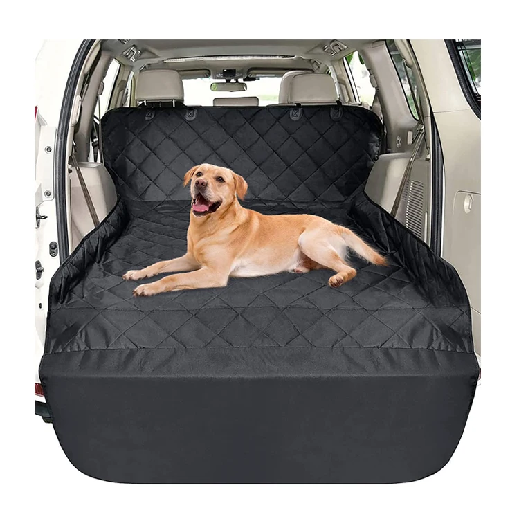 Factory Water Resistant SUV Cargo Liner For Dogs Non-Slip Pet Seat Cover Mat with Bumper Flap Car Trunk Cover Cargo Liner