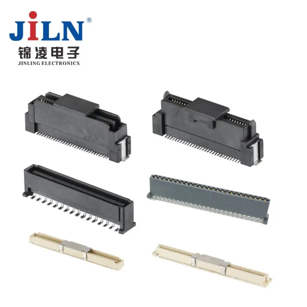 JiLN 0.5mm board to board connector common P-type male H1.23mm80P