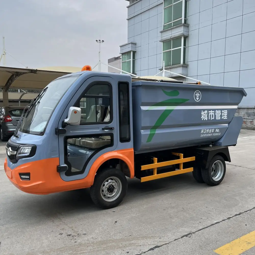 LB-4GT1600A Electric Roll Off Hook Lift Garbage Dump Trucks Garbage Bin Lifter Truck