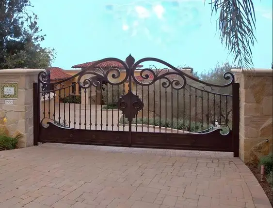 CBMmart Luxury Beautiful Residential High Quality Main Gates Designs High Quality Aluminum Gate
