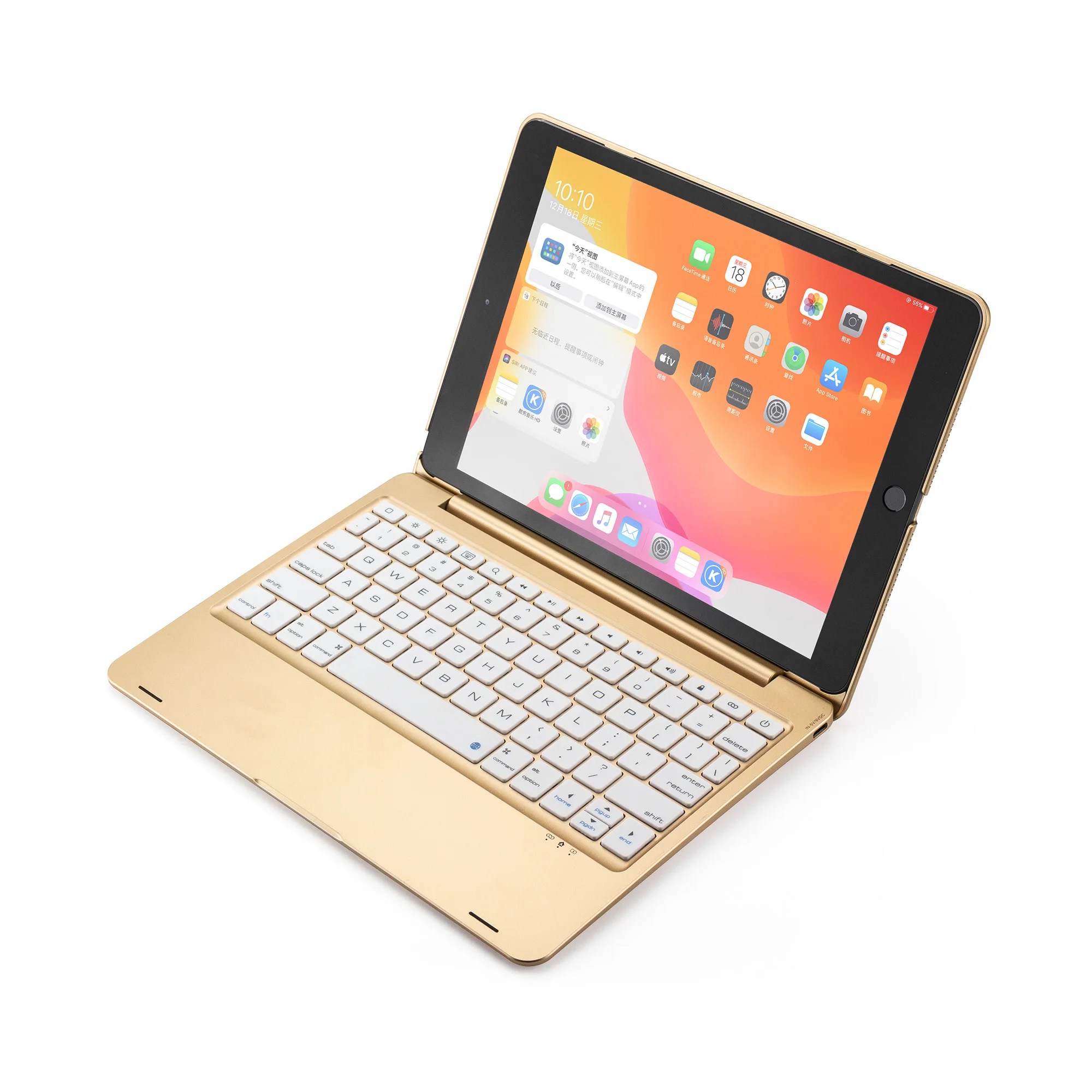  2020 новый жесткий чехол из АБС-пластика с клавиатурой для ipad 10 2 дюймов планшета