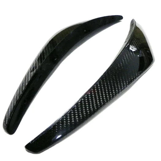 For 2002-2005 Fairlady Z33 350Z Nismo Version 2 Style  Carbon Fiber Front Bumper Canard