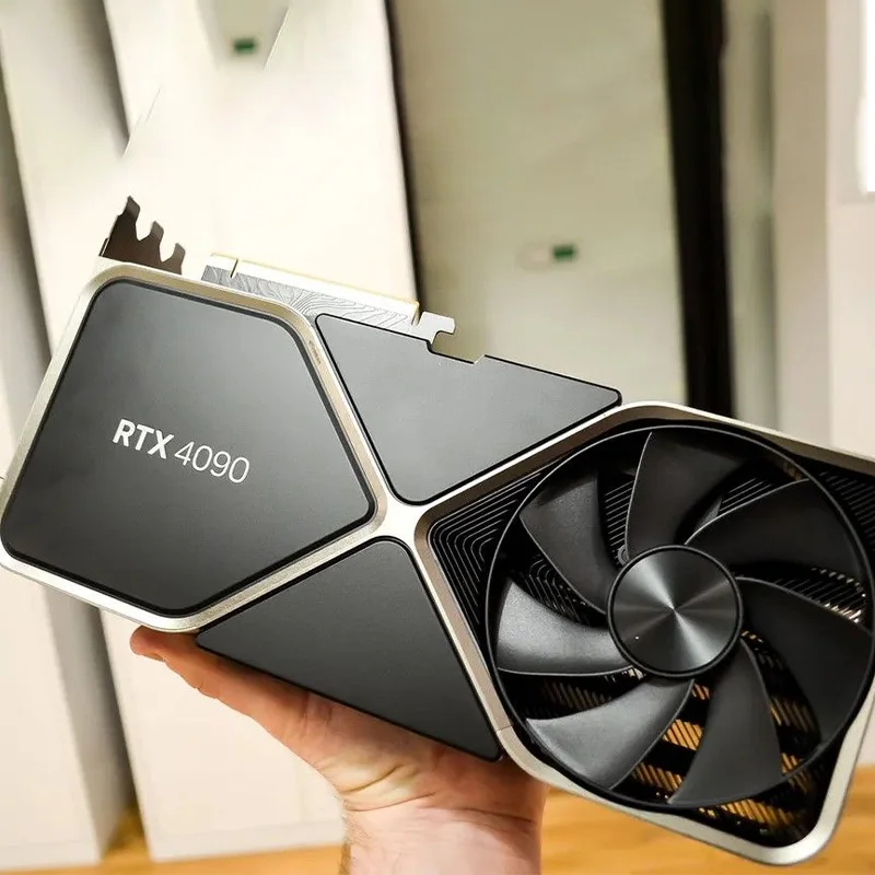 Graphics Card NVIDIA GeForce RTX 4090 24GB PCIe4.0 x16 GDDR6X video editing and 3D rendering Architecture RTX 4090