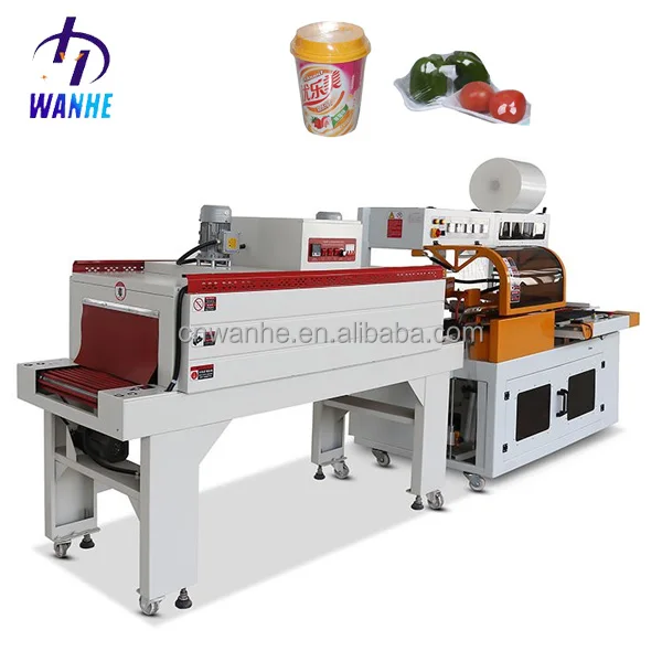 Shrinking tunnel packing wrapping package machine for boxes food bottle pipe heat film automatic shrink wrapping machine