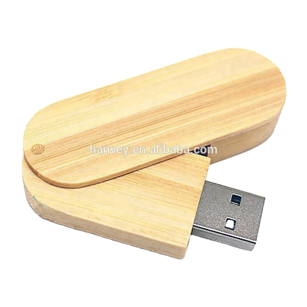  Высокое качество оптовая продажа дешевые 1 ГБ выдвиженческие изготовленные на заказ HV-808 бамбук деревянный вращающийся usb флэш-накопитель флэш-память