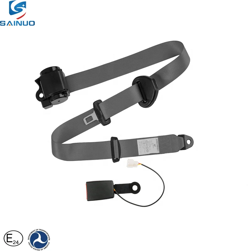 Retractable 3 Point Safety Belt ELR Seat Belt