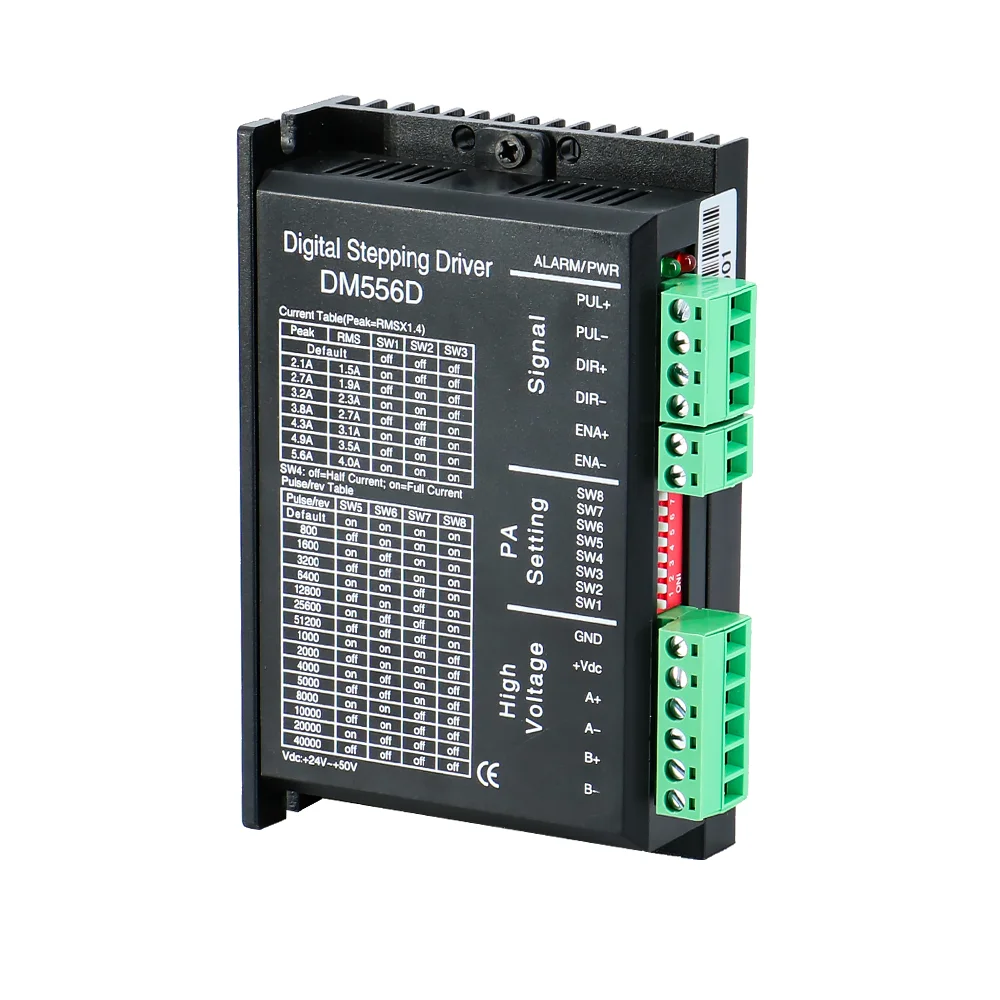 Высокое качество быстрая доставка 2-Phase цифровой гибридный шаговый двигатель DM556D в Китае (стандарты CE и сертификат