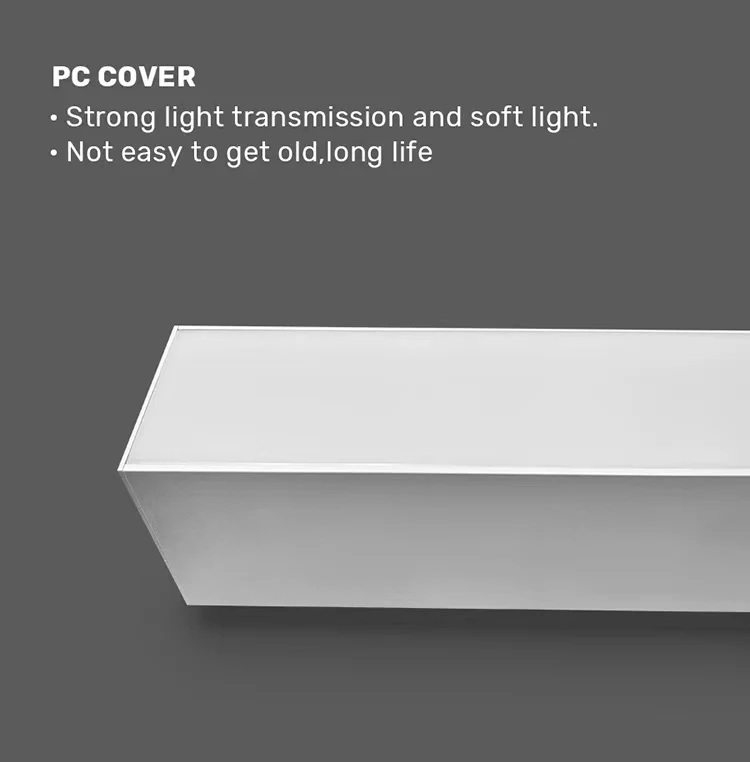DNG Factory Supermarket School Office Shop 25W 45W 1200mm Explosion Proof Wholesale Ceiling Hanging Linear Led Light