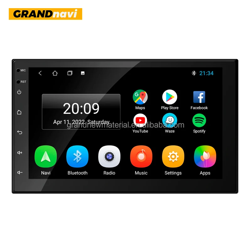 Grandnavi 7 Inch Car Dvd Player 2 Din Android Car Player Universal Wireless Carplay for Pioneer Radio FM IPS Android Auto 7020