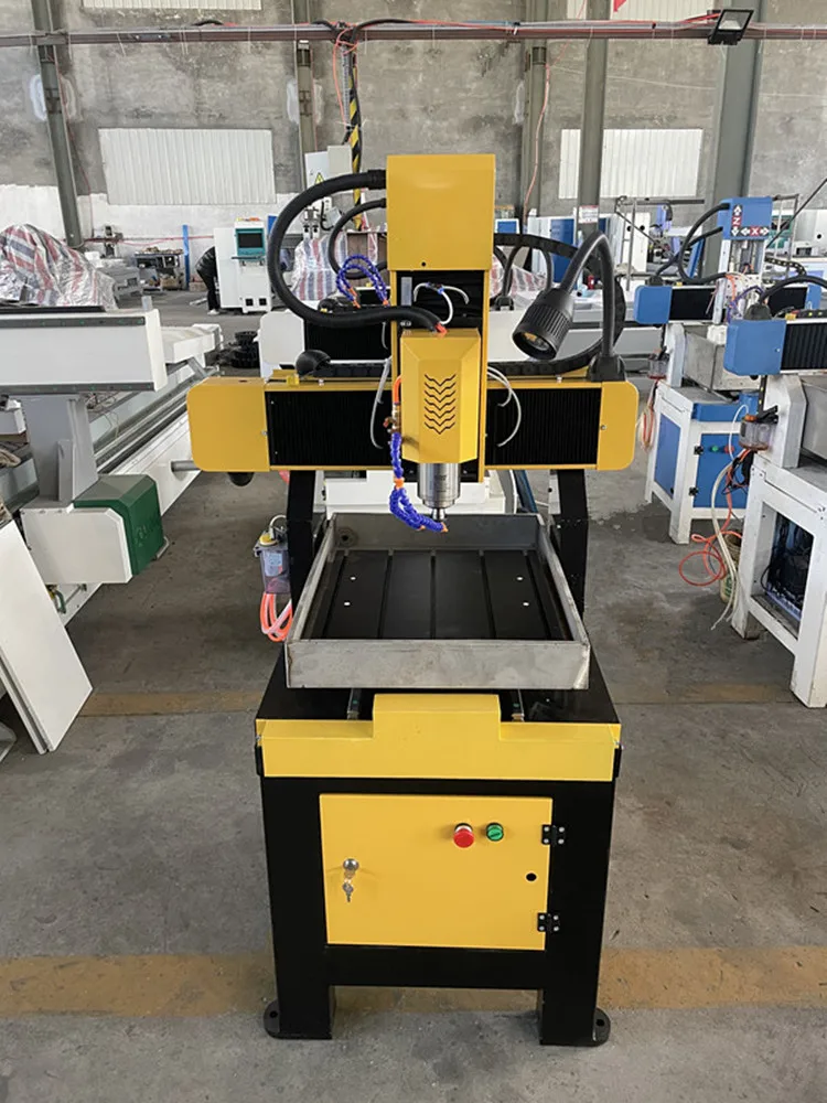 Songli 6060 four-axis four-linkage 1.5kw woodworking CNC machinery DIY miniature carving machine stone machinery