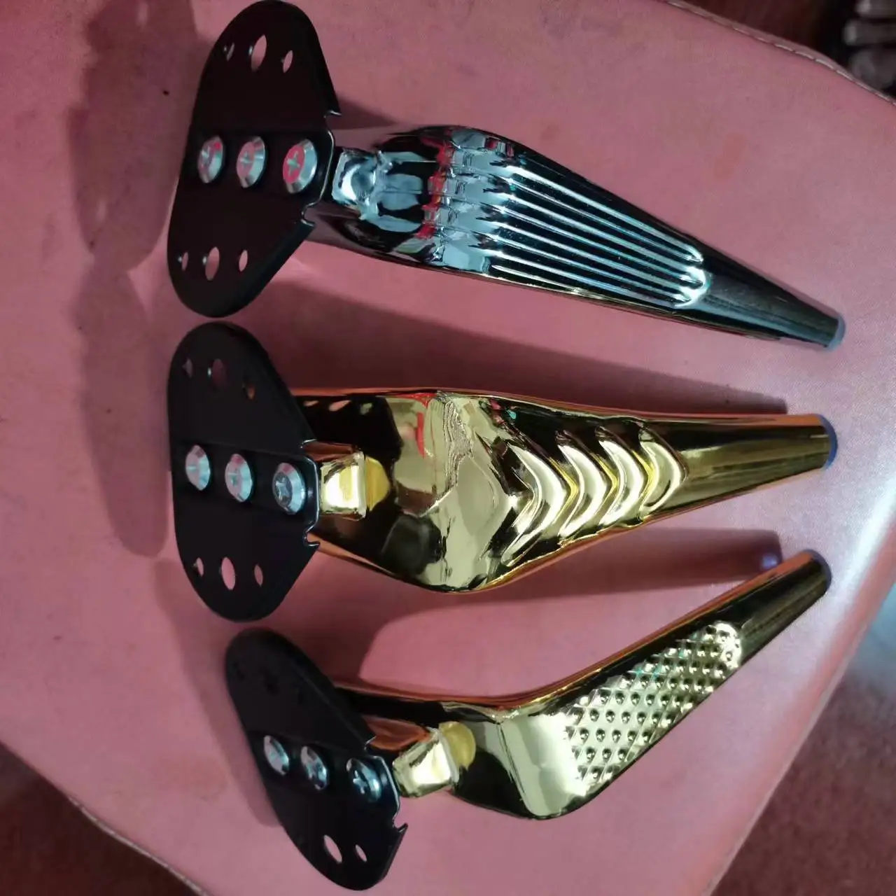 New design sofa leg gold copper color luxury style