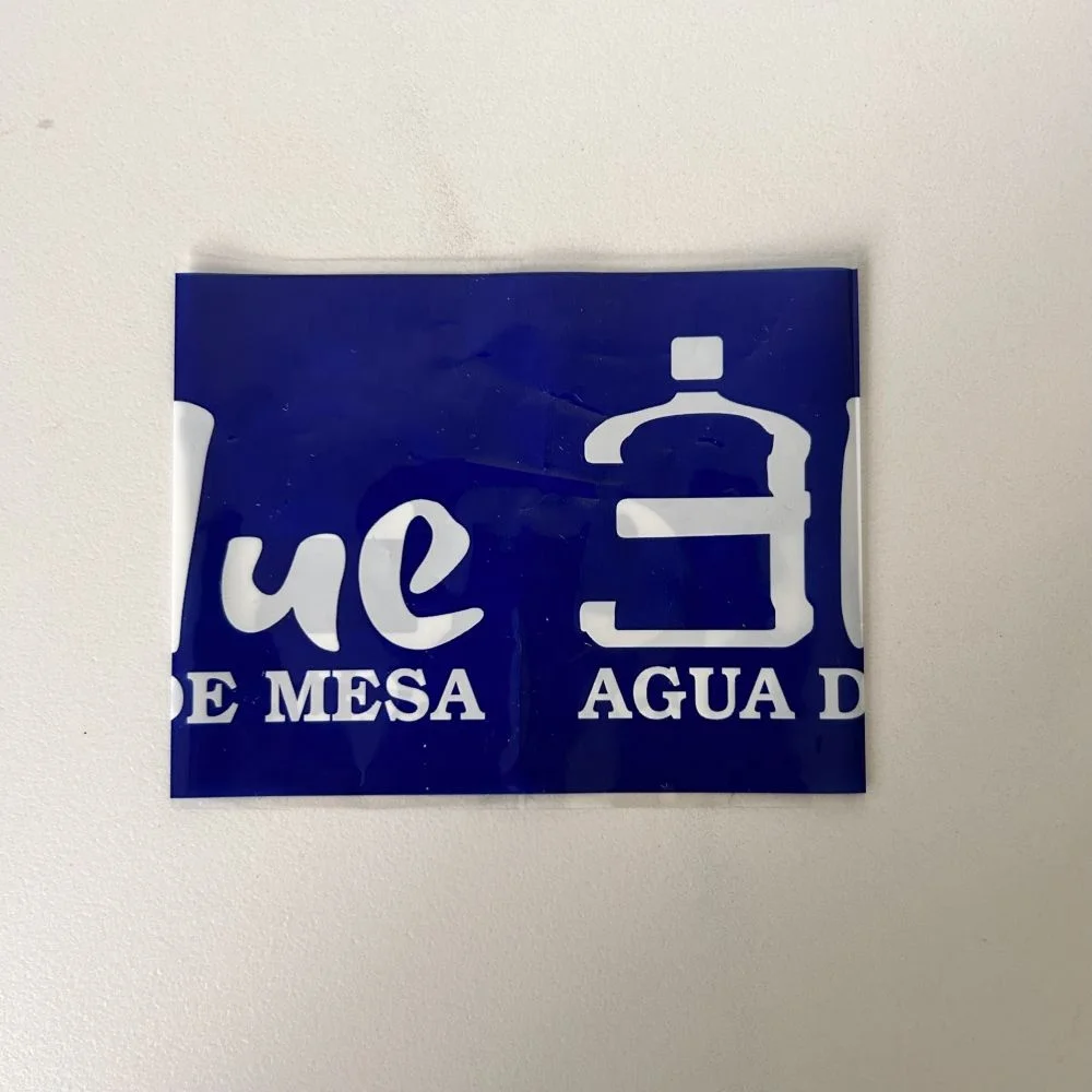 PVC Heat Shrink Sleeve Label Wrap Bottle for 5 Gallon Water Bottle 20L/ 5 Gallon Shrink Flim PVC stamps of drums