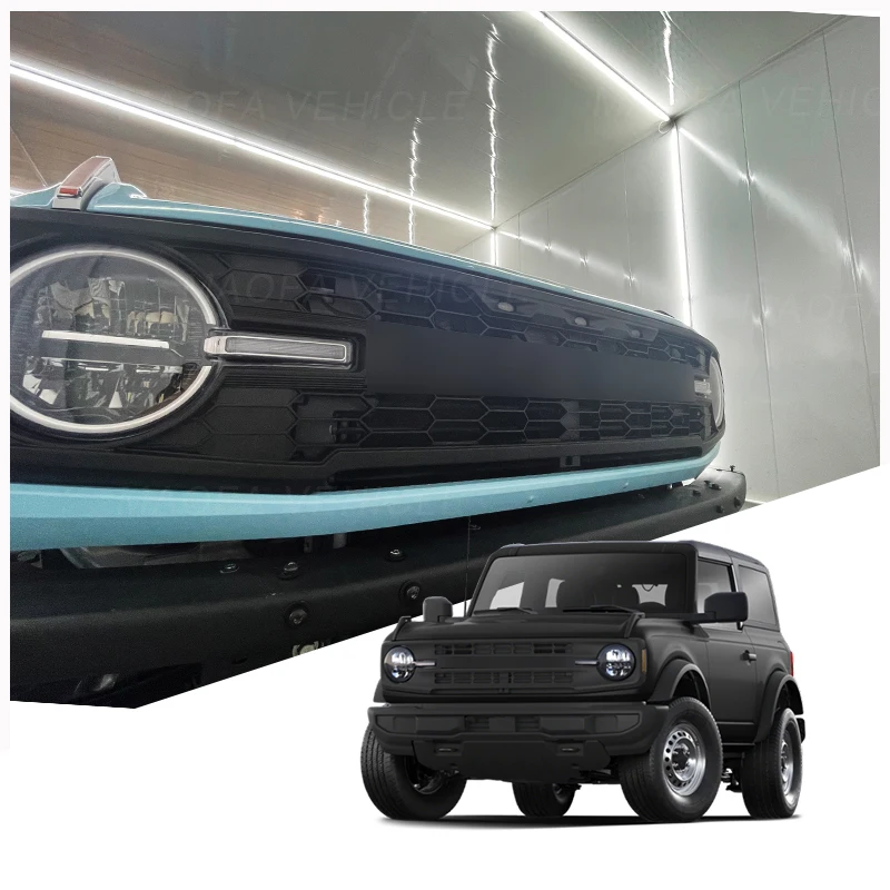 2021 2022 2023 High configuration Car exterior accessories Body Kit Raptor Grille for Ford Bronco 2/4 Door