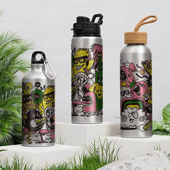 PYD Life Tumbler Manufacturer Cheap Custom Sublimation Blank Sports Gym Aluminium Water Bottle