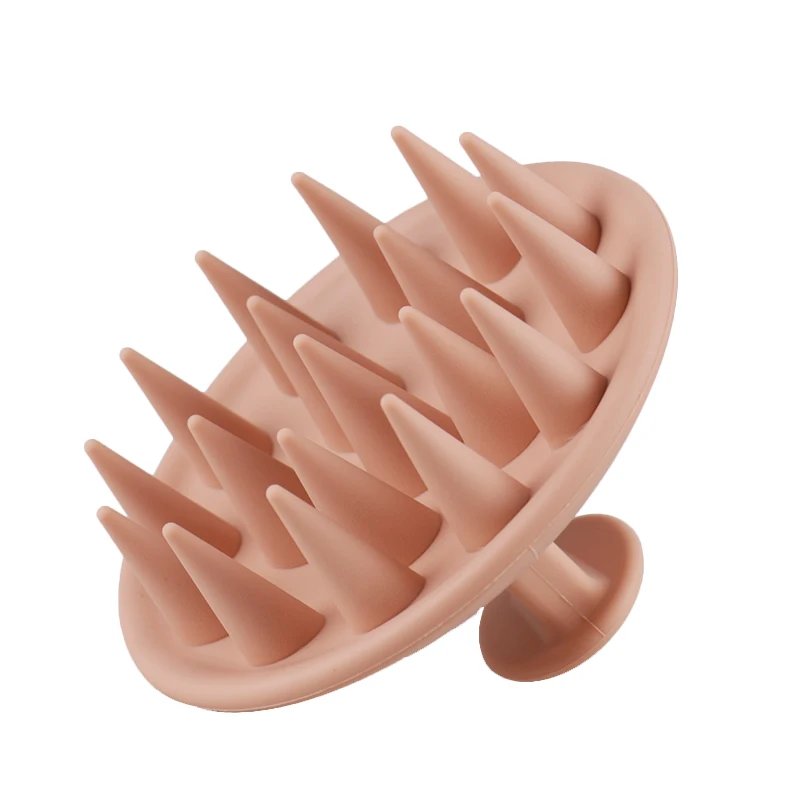  OEM/ODM Thin Recyclable Full Silicone Hair and Scalp Cleaner Brush Waterproof Scrub Patented Excellent