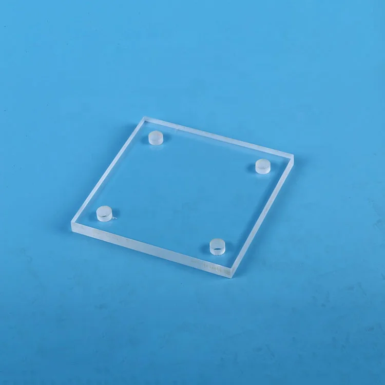Индивидуальные термостойкие полированные квадратные стеклянные плавленые прозрачные кварцевые пластины