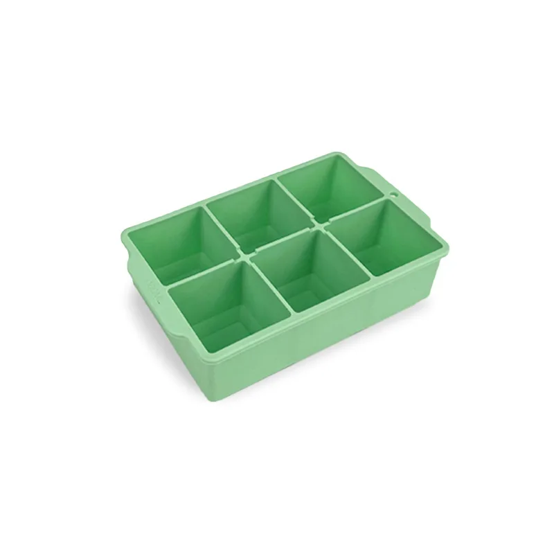 Spot 4, 6, 8, 15 square ice grid food grade silica gel with cover large ice die Make ice box