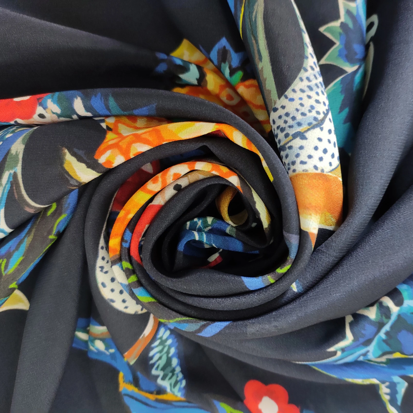 Шелковая ткань Жоржетта лучшего качества, шелковая ткань