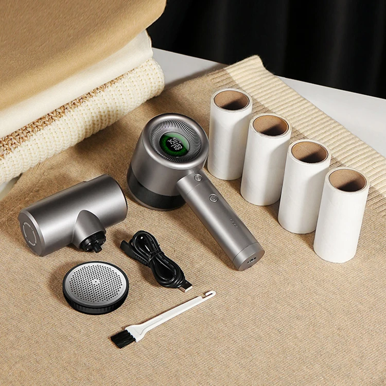 Clothes Lint Remover Fabric Shaver Rechargeable Fabric Remover Electric Portable Cordless Lint Remover