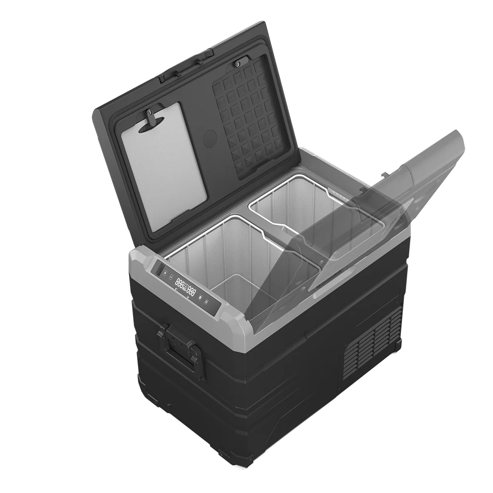 TW45 small 12v Trucks Compressors Refrigerator Mini Deep Freezer Refrigerators Small Wine Cooler Skincare Beauty Car Fridge