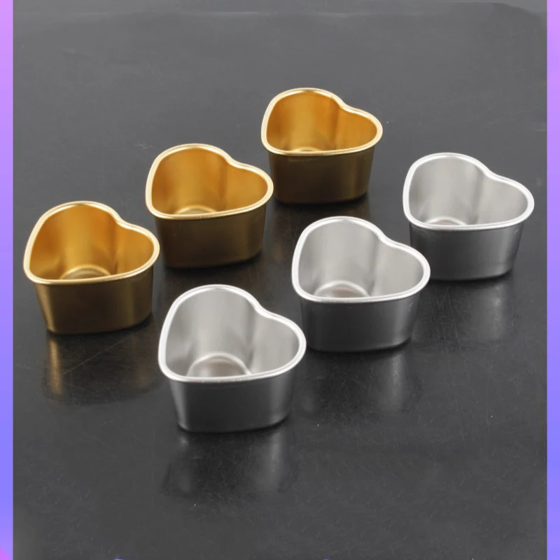 Heart Shaped Stainless Steel Sauce Cup,Using Safe Materials,Can Be Used To Store Snacks, Desserts, Candies And Snacks.