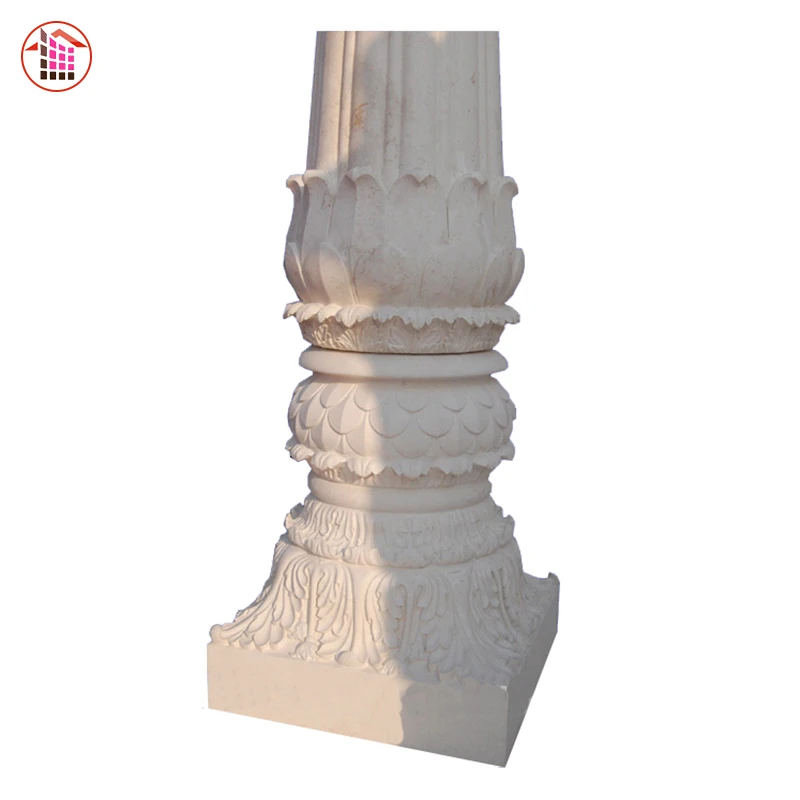 1Premium China Supplier Building Materials Decoration Roman Stacked Stone Pillar Design