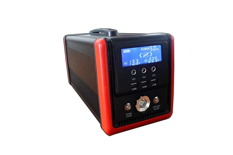 Renewable Energy CE ROHS 600W pure sine wave Solar generator 60AH solar LiFePO4 battery power station