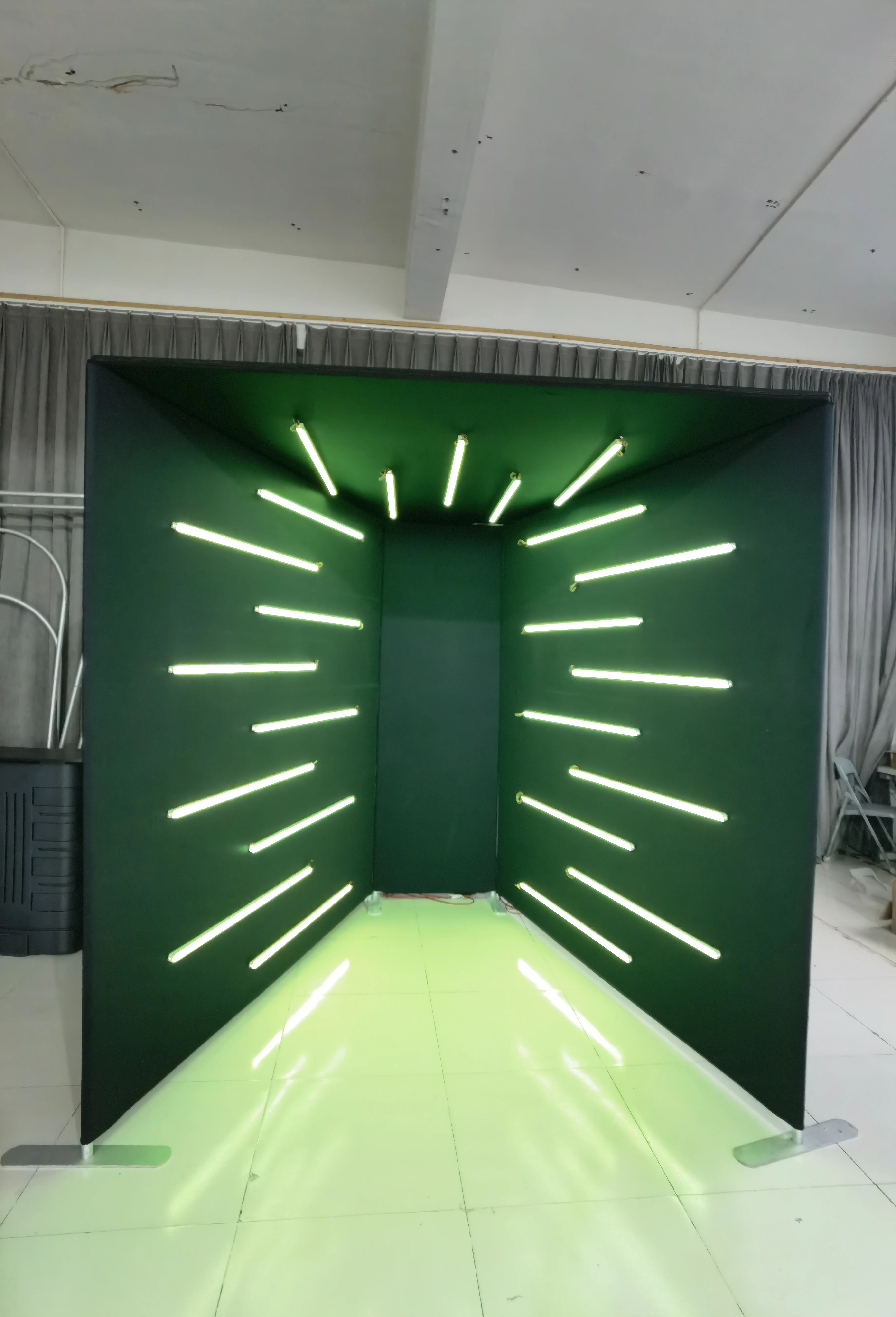 Light up your event with a multi-color LED tension fabric Vogue 360 Photo Booth enclosure for sale