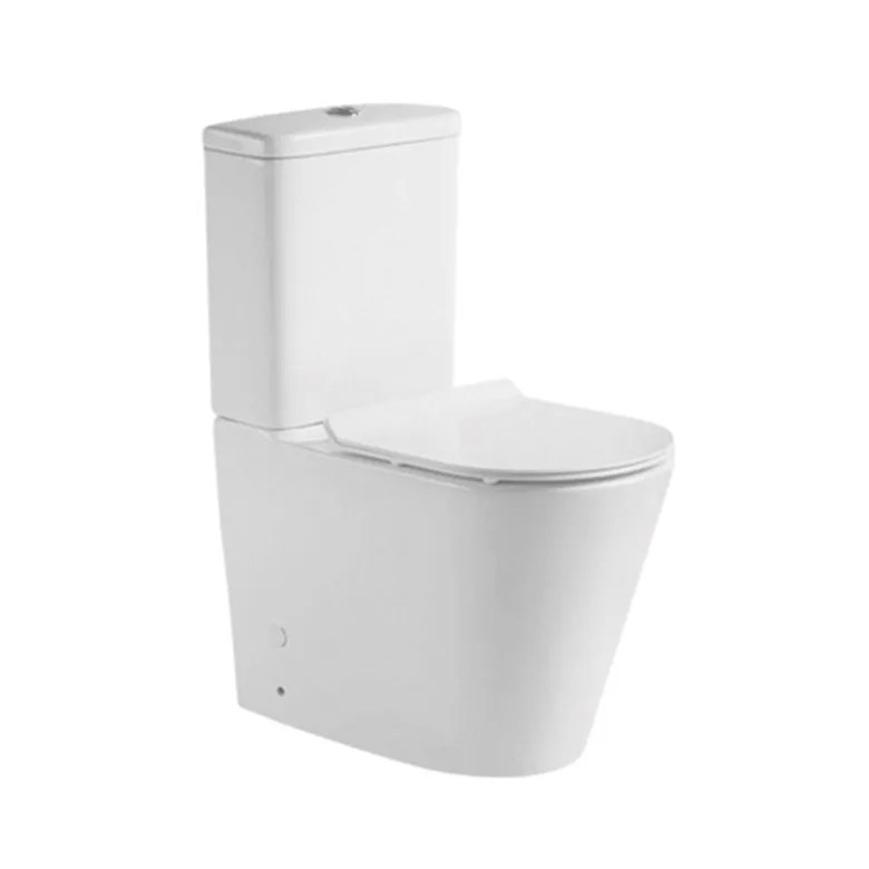 Chinese Modern Sanitary Ware Bathroom Ceramic Black Wc Piss Two Piece Toilet with slow down seat cover