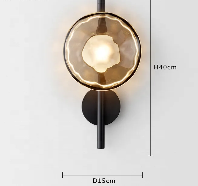 Decoration indoor background wall lamp Home Staircase Modern LED Crystal Wall Lamp lights