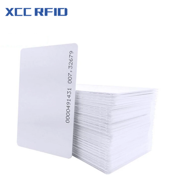 LF 125KHZ Rfid Hotel Room Card Color Follow Your Requirements or Blank 0.82-0.90mm