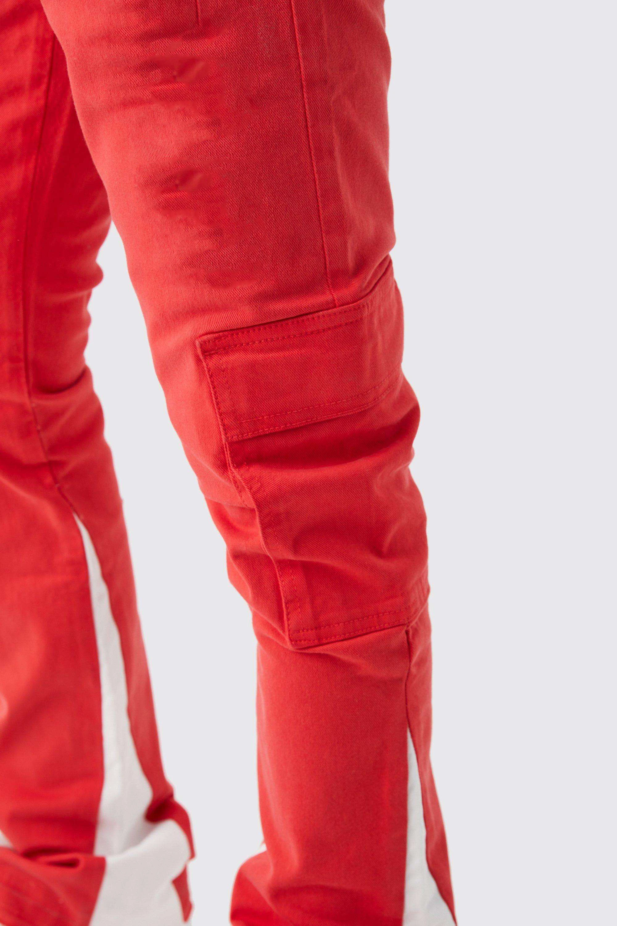 Streetwear Hip Hop Casual Skateboard Pants Wide Leg flare Loose Straight Baggy Skater Cargo Jeans