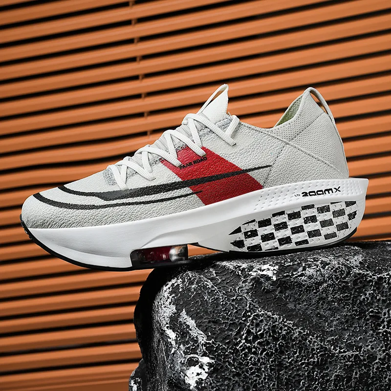 New Innovations Ultra-light Powerful Rebound Running Shoes Air Cushion Heightening Sports Shoes