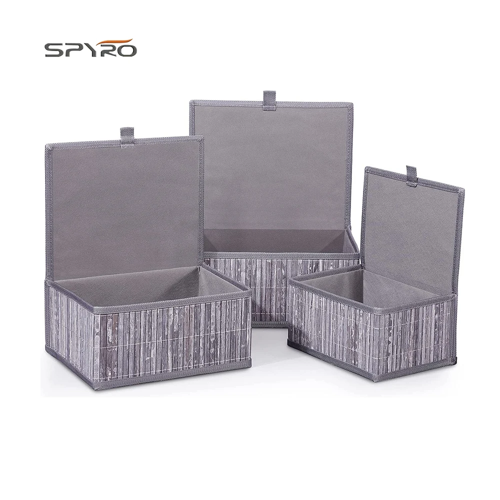 Дешевая Плетеная вручную маленькая бамбуковая корзина для хранения мелочей в подарок