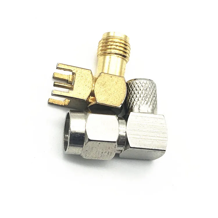 Great Price OEM ODM China Supply 0~6ghz RF Connector Right Angle Gold Sma Cable Connector