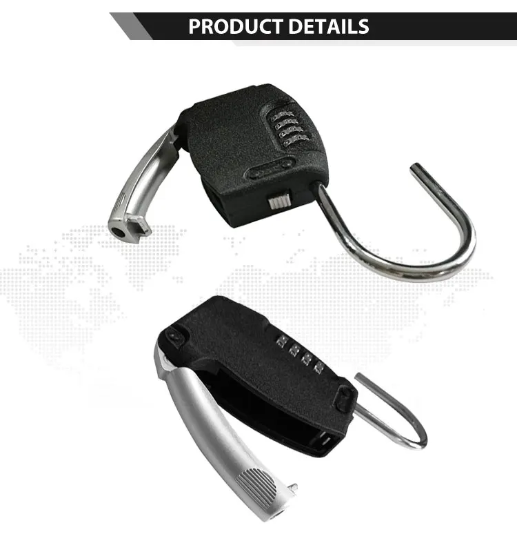 black color strong design High quality 4 digits small pad key lock box