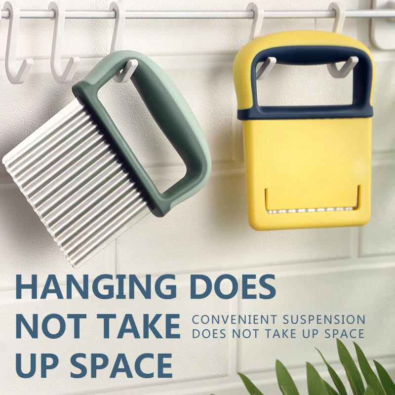 stainless steel tool onion potato chip wavy cutter multi-function potato cutting chips fries french fry corrugated knife